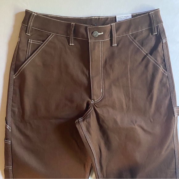 Nike SB Carpenter Pants Mens 32 Brown Baggy Skater Straight Leg Loose Fit Y2K - Picture 4 of 16